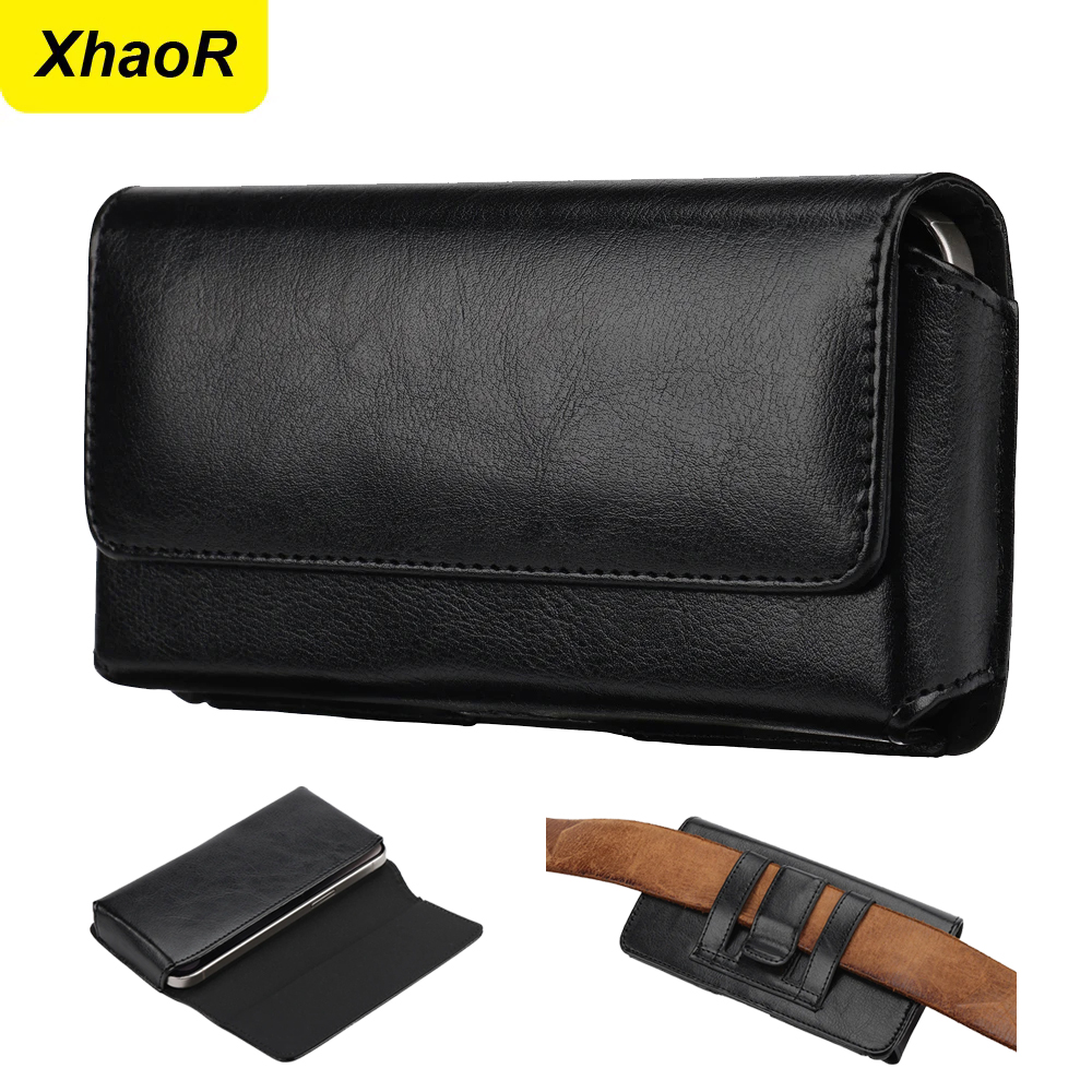 Phone Accessories Men - Bolsa de Cinto Universal de Couro