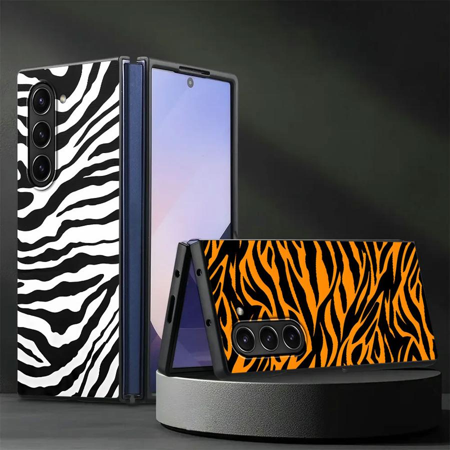Z Phone Accessories - Zebra listrado girassol volta capa de