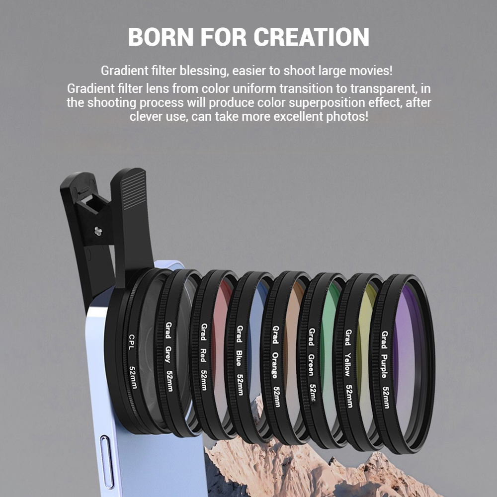Kit de Filtros de Câmera para  - Phone Accessories For Content Creators avaliação e preço