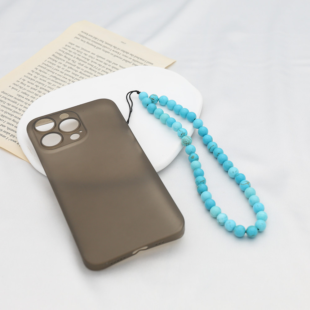8mm azul turquesa frisado cade - Phone Accessories Men avaliação e preço